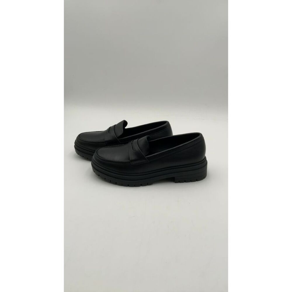 Quince Black Leather Loafers